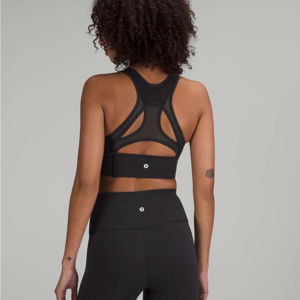NWT lululemon everlux mesh back train bra